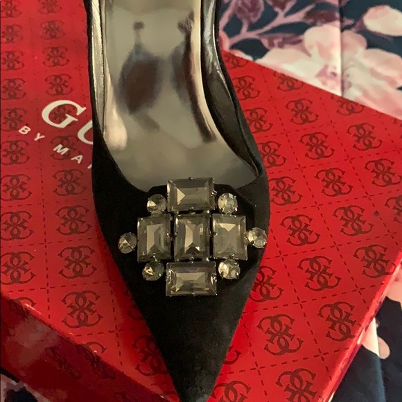 Guess heels with rhinestones on front - Picture 3 of 3